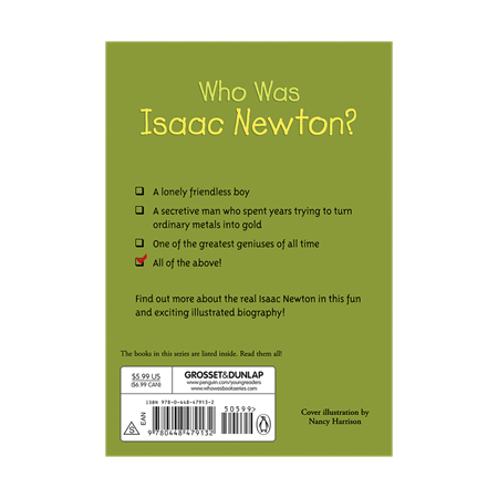 FT     Who Was Isaac Newton     BackCover